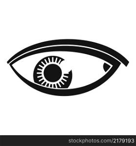 Eye health icon simple vector. Vision look. See human. Eye health icon simple vector. Vision look