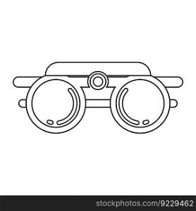 eye health test lens icon vector illustration symbol design