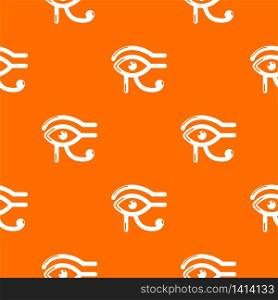 Eye horus pattern vector orange for any web design best. Eye horus pattern vector orange