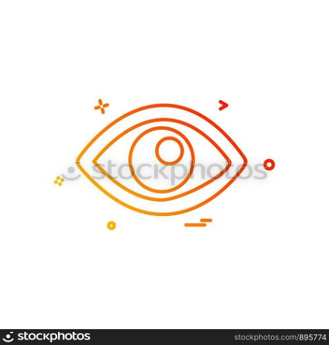 eye icon design vector