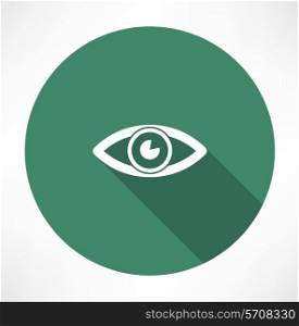 Eye icon. Flat modern style vector illustration