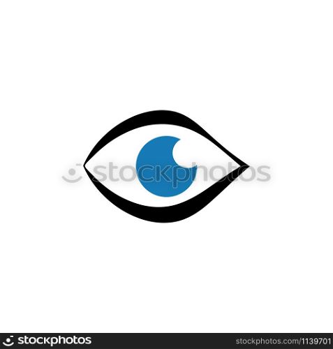 Eye icon graphic design template vector isolated. Eye icon graphic design template vector