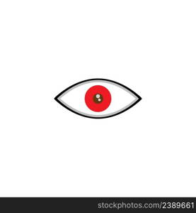 eye icon logo vector design template