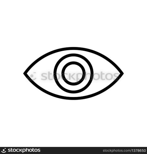 Eye icon vector