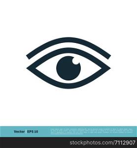 Eye Icon Vector Logo Template Illustration Design. Vector EPS 10.