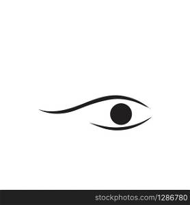 Eye illustration logo vector template