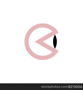eye letter o optics logo icon vector design