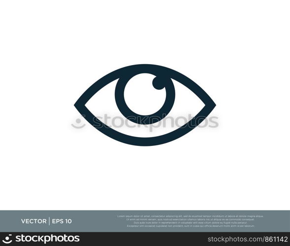 Eye Logo Icon Vector