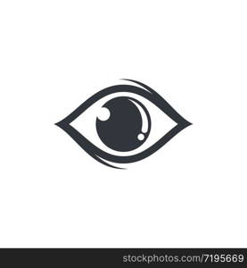 Eye logo vector icon illustration design