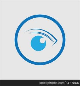 eye logo vector illustration design template