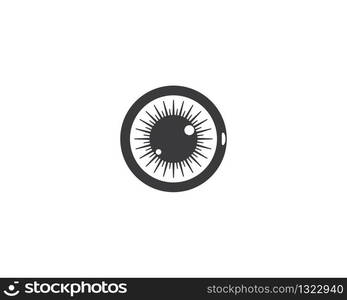 Eye symbol vector icon illustration design