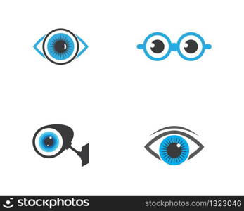 Eye symbol vector icon illustration design