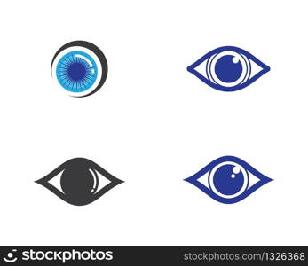 Eye symbol vector icon illustration design