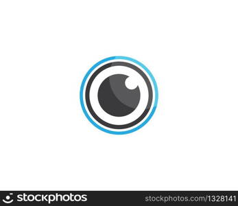 Eye symbol vector icon illustration design