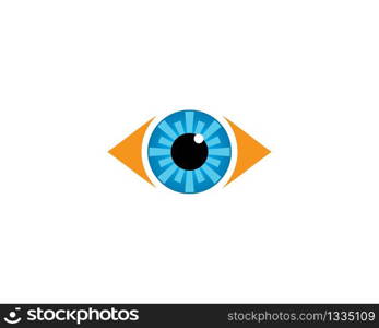 Eye symbol vector icon illustration design