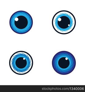 Eye symbol vector icon illustration design