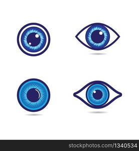 Eye symbol vector icon illustration design