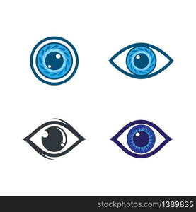 Eye symbol vector icon illustration design