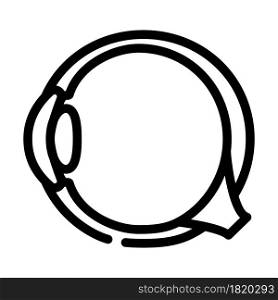 eye treatment ophthalmology line icon vector. eye treatment ophthalmology sign. isolated contour symbol black illustration. eye treatment ophthalmology line icon vector illustration