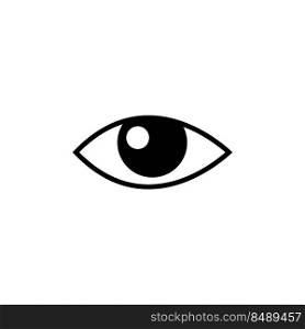 eye vector icon. illustration template logo design.