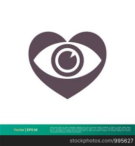 Eye Vision, View Icon Vector Logo Template Illustration Design. Vector EPS 10.