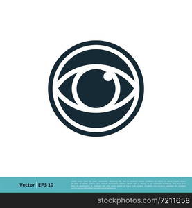 Eyeball, Vision Icon Vector Logo Template Illustration Design. Vector EPS 10.