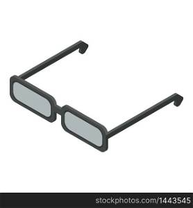 Eyeglasses icon. Isometric of eyeglasses vector icon for web design isolated on white background. Eyeglasses icon, isometric style