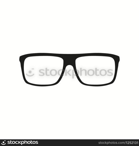 Eyeglasses icon simple vector image