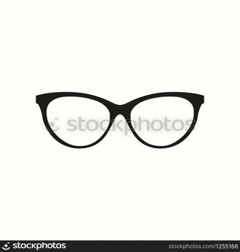 Eyeglasses icon simple vector image