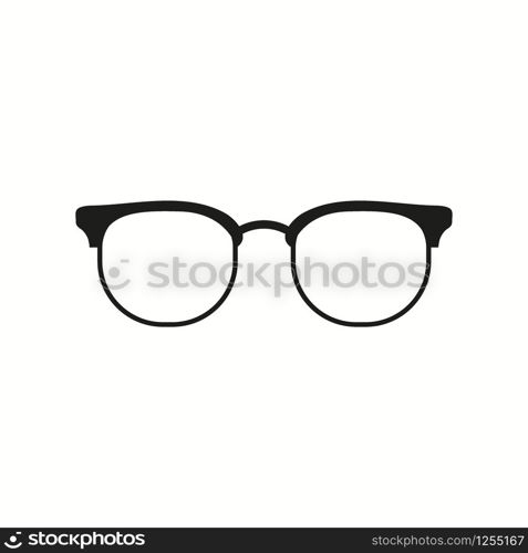 Eyeglasses icon simple vector image