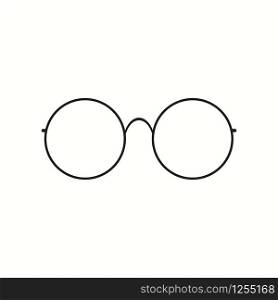 Eyeglasses icon simple vector image