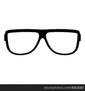 Eyeglasses without diopters icon. Simple illustration of eyeglasses without diopters vector icon for web. Eyeglasses without diopters icon, simple style.