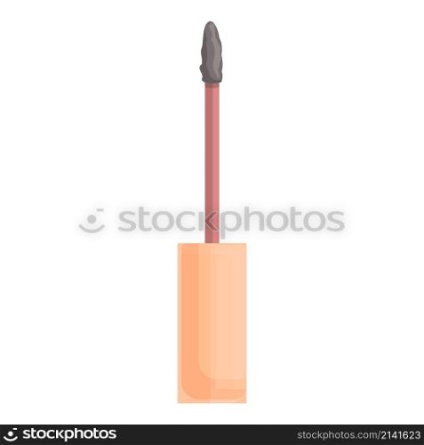 Eyelash brush icon cartoon vector. Makeup mascara. Makeup eye. Eyelash brush icon cartoon vector. Makeup mascara