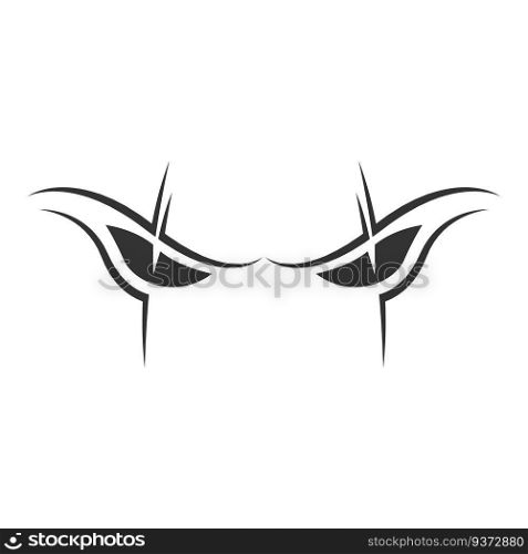 Eyes logo icon design illustration