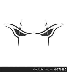 Eyes logo icon design illustration