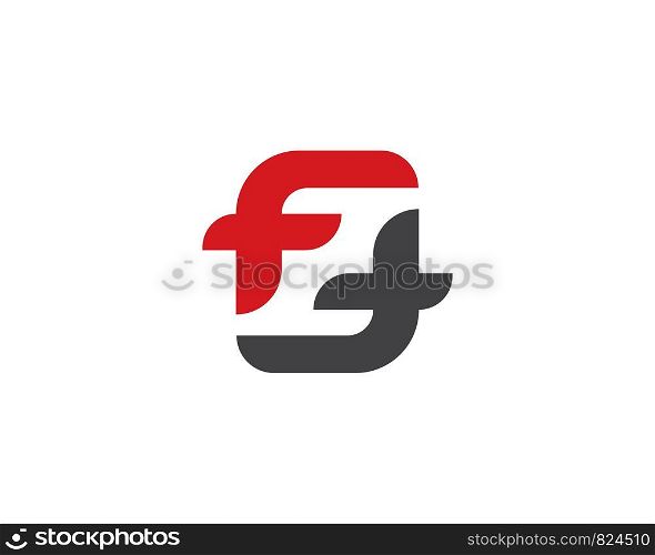 F Letter Alphabet font logo vector design