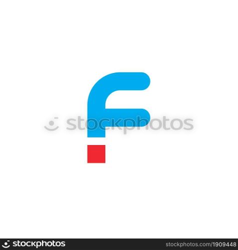 f letter icon vector illustration design