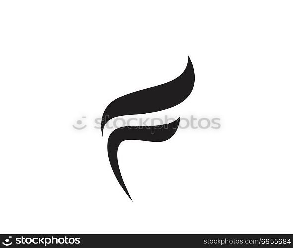 F letter logo and symbols template vector icons