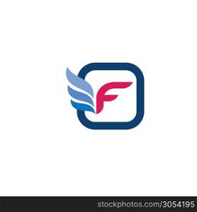 F letter logo and symbols template vector icons design