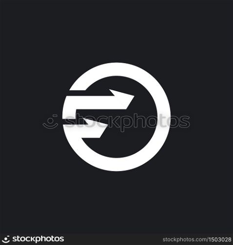 F letter logo icon illustration design