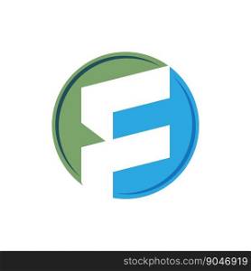f letter logo vector design 