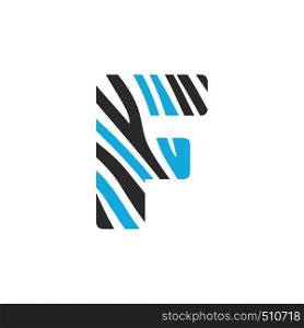 F letter logo vector design. Initial letter F logo design.