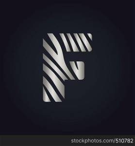 F letter logo vector design. Initial letter F logo design.