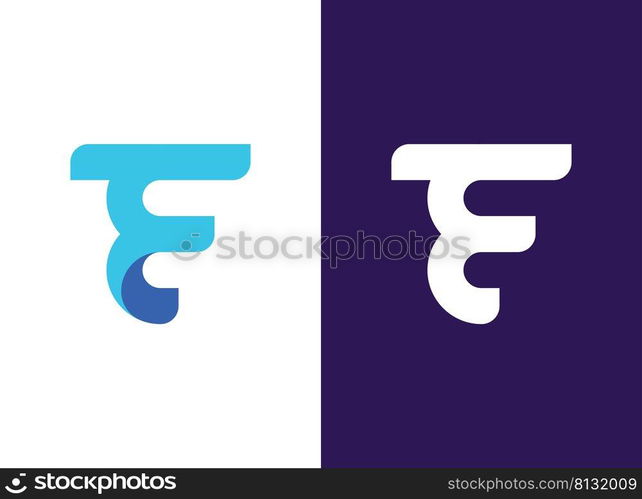 F Letter vector icon illustration design