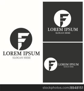 F Letter vector icon illustration design