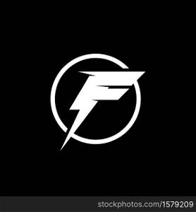 F logo and symbol vector icon