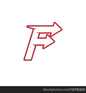 F logo and symbol vector icon