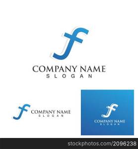 F logo vector icon illustration design