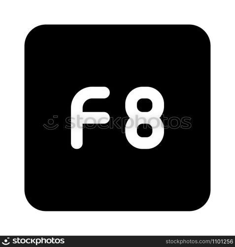 F8, startup menu key function computer button layout