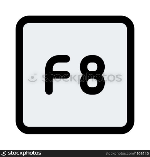 F8, startup menu key function computer button layout